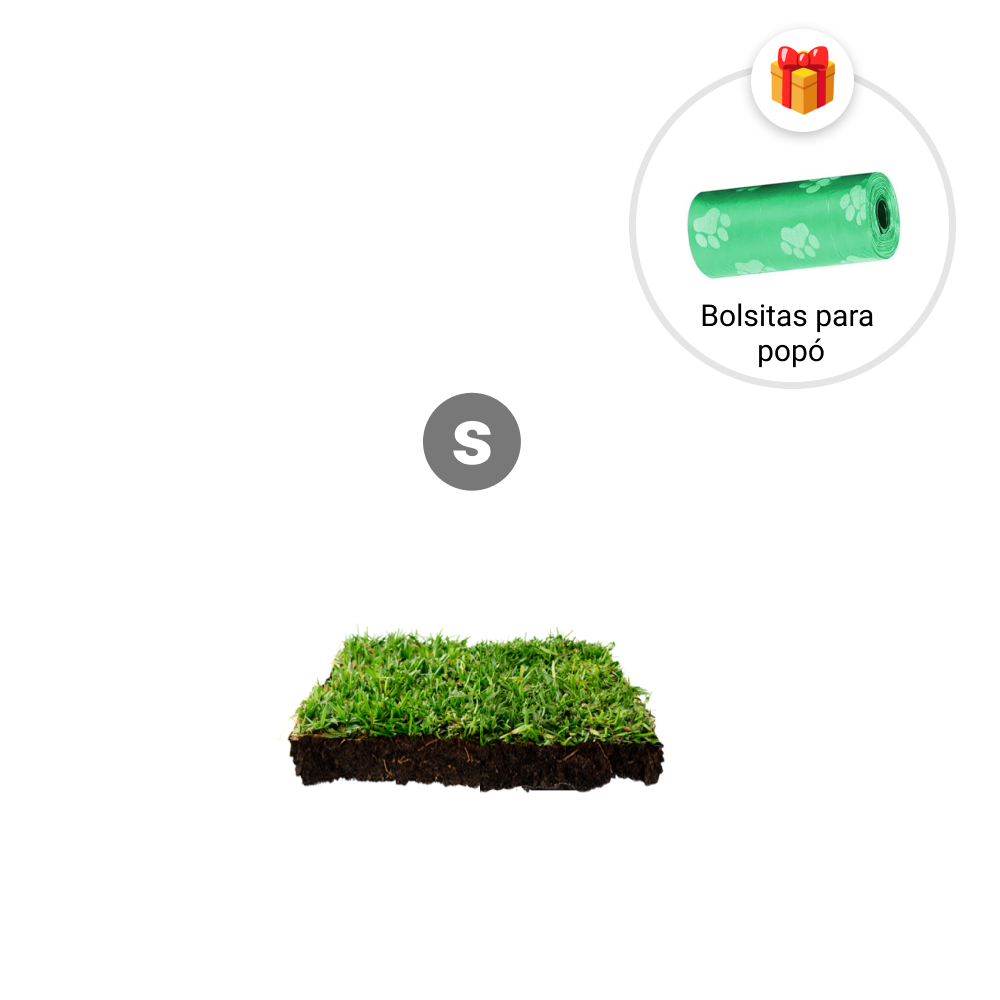 Repuesto,recambio de pasto natural para sanitarios de mascotas medidas medianas mas bolsitas para recoger popo de regalo