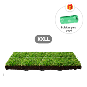 Repuesto,recambio de pasto natural para sanitarios de mascotas medidas medianas mas bolsitas para recoger popo de regalo