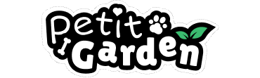 Logotipo petit garden, sanitarios naturales para mascotas