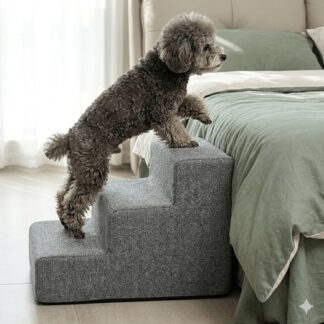 Escaleritas para que el perro pueda subir a la cama