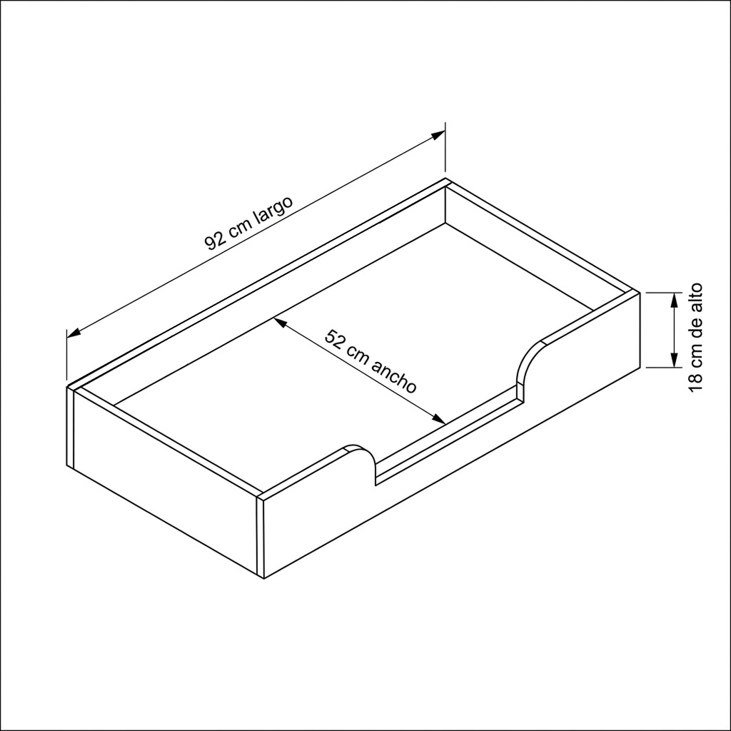 Cama de madera para perro mediano medidas
